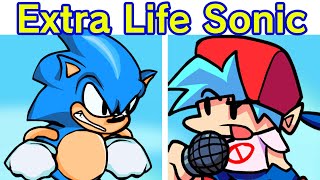 Friday Night Funkin VS ExtraLife Sonic  HighEffort Revival FNF ModHard Fleetway Comics [upl. by Charmain]