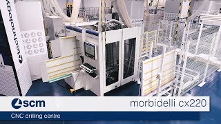 SCM morbidelli cx220  CNC drilling centre [upl. by Uta]