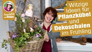 Wie Blumenkübel Balkonkästen und Pflanzschalen lange halten Frühlingsdeko  witzige DIY Ideen [upl. by Nnairahs340]