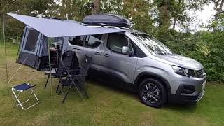 Peugeot Rifter Citroen Berlingo mini campervan conversion [upl. by Notsla653]