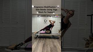 Pregnancy Oblique Exercise Modification [upl. by Lletnahc]