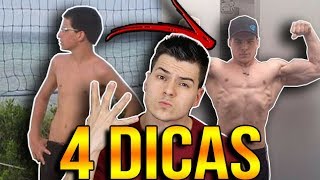 4 MELHORES DICAS PARA INICIANTES NA ACADEMIA  MAROMBOLOGIA [upl. by Yeltihw941]