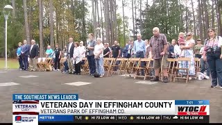 Effingham County celebrates Veterans Day [upl. by Direj]