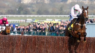 Sensational  VAUTOUR sparkles in the JLT Novices Chase [upl. by Medardas]