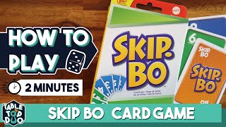 How to Play Skip Bo Card Game SkipBo rules [upl. by Deirdra762]