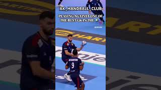 Best goalkeeper save in handball 💫🥅 bestofhandball handball trending sportsball handballers [upl. by Rod]