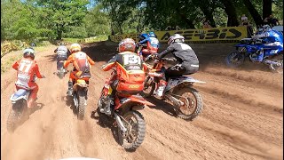 125 Race 2 at Hawkstone Park Acerbis Nationals  The most fun you can have on a DirtBike [upl. by Llerdnek829]