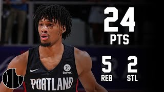 Shaedon Sharpe Highlights  Trail Blazers vs Magic  27th Oct 2023 [upl. by Adina]