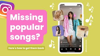 FIX PopularTrending Reels Songs Not Showing Up on Instagram Search [upl. by Inalial]