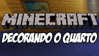 Minecraft PS4  Decoração do meu quarto [upl. by Etyam]