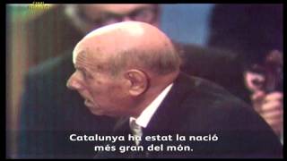 Discurs de Pau Casals davant lONU en recollir la Medalla de la Pau el 1971 [upl. by Gustaf218]