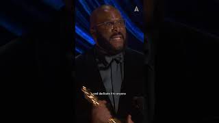 Tyler Perry receives the Jean Hersholt Humanitarian Award  93rd Oscars 2021 [upl. by Melania]