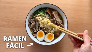 Ramen Casero Fácil paso a paso 🍜  Cocina con Coqui [upl. by Welles654]