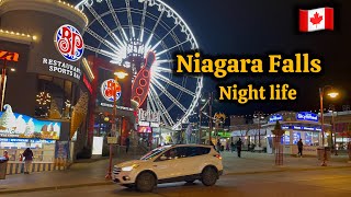 Niagara Falls amp Area 🇨🇦 Night life in Niagara Falls [upl. by Esinned]