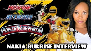 Nakia Burrise Interview Power Morphicon 2022 [upl. by Aneeb]