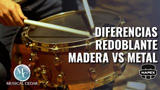 Diferencias redoblantes madera y metal Mapex [upl. by Treboh]