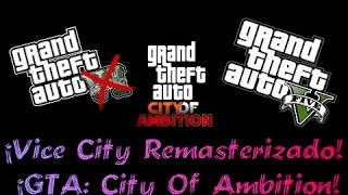 GTA 5 amp GTA 6 Vídeos  ¡Vice City Remasterizado ¡GTA City Of Ambition [upl. by Dnomyaw]