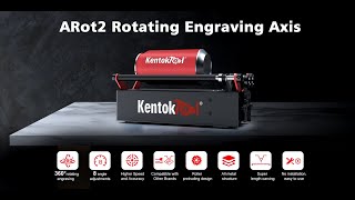 KENTOKTOOL ARot2 Rotary Roller  for Laser Engraver [upl. by Shaughn10]