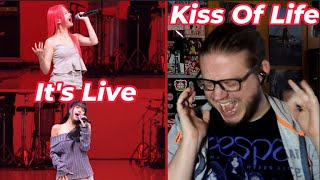 KISS OF LIFE 키스오브라이프 BAD NEWS Band Vers On Its Live REACTION [upl. by Blainey40]