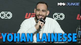 Yohan Lainesse Predicts KO Of Mike Malott When I Touch People Fall  UFC Fight Night 220 [upl. by Adnarom51]