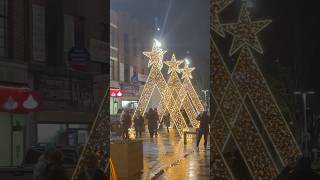 Christmas  2024  Celebration  Ilford  Town Centre  Weekend  London  UK [upl. by Ardnuasal]