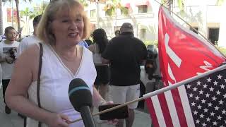 LA GOPers protest mediafomented quotassassination climatequot Down Rodeo Drive AFAs Dir Karen S [upl. by Irahk]