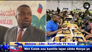 Mèt Caleb estomake pou kantite lajan sòlda Kenya yo ap touche pandan polisye ayisyen yo paka touche [upl. by Ettenowtna363]