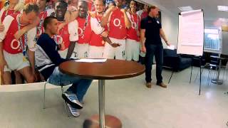 Lukas Podolski learning English London Slang [upl. by Akienahs]