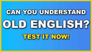 Old English Words Quiz  Do You Know The Meaning Of These Old English Forgotten Words [upl. by Gardie873]