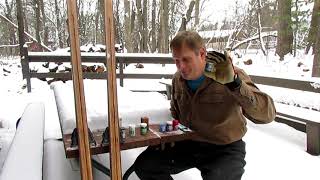 Kick Waxing Cross Country Skis [upl. by Moreta]