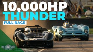 Flatout sliding fight  2023 Whitsun Trophy full race  Goodwood Revival [upl. by Fadas]