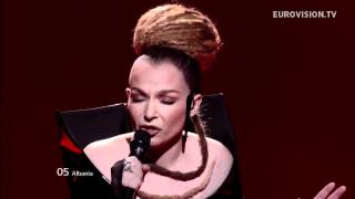 Rona Nishliu  Suus  Live  2012 Eurovision Song Contest Semi Final 1 [upl. by Adnorahc]