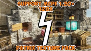 PATRIX TEXTURE PACK MCPE 120 128x128 ULTRA HD [upl. by Iruahs]