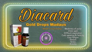 Diacard Gold Drops Madaus  Made in Germany  for weakness of pulse amp Chest pain  HindiUrdu Review [upl. by Nevet]