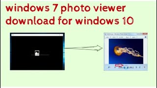 How to get windows 7 photo viewer on windows 10 [upl. by Airretal]