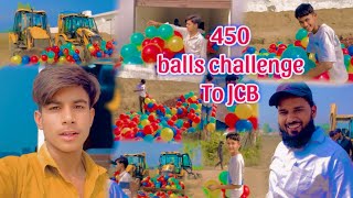 450 Balls challenge to jcb❤️vlog viralvideo [upl. by Kelci417]