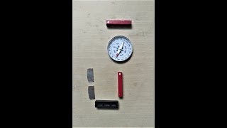 Use of COMPASS to identify NORTH amp SOUTH Pole of any Magnet [upl. by Arymas996]