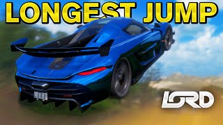 FH5  Longest Runway Jump 3734 feet  Ep01  Forza Horizon 5  Danger Sign [upl. by Oilla]