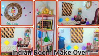 Zero cost Indian Room Makeover बिना खर्चे के अपने कमरे का मेकओवर करें।Easy Decorative Ideas PHC [upl. by Rosenwald572]