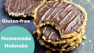 Homemade Chocolate Hobnobs Vegan amp Glutenfree [upl. by Hi]