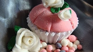 COMO HACER ROSAS DE FONDANT  228 [upl. by Petronia]