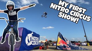 Huge Gap Huge Tricks My First NITRO CIRCUS SHOW [upl. by Nylorahs]