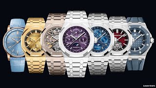 New Audemars Piguet 2024 Releases  purple dial white ceramic perpetual calendar John Mayer RO QP [upl. by Adan]