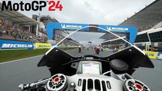 MotoGP 24  REDBULL KTM RC16  Le Mans Grand Prix de France Circuit Race gameplay [upl. by Haywood]