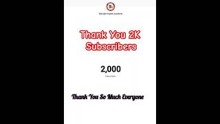 2K Subscribers Celebration  Thank You All 🙏  shorts youtubeshorts celebration 2000subscribers [upl. by Ardnassac]