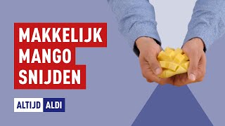 Zo snijd je makkelijk een mango  Altijd ALDI [upl. by Aenaj]