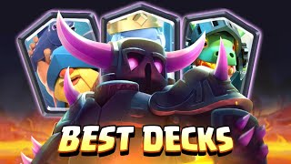 3 BEST EVOLUTION PEKKA DECKS in CLASH ROYALE [upl. by Edmunda]