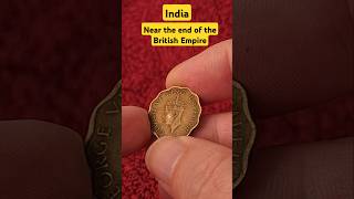 India 1943 1 Anna Near the end of the Empire coins oldcoins history [upl. by Crean717]