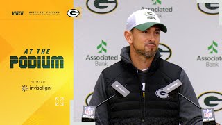 Matt LaFleur on Josh Jacobs Hes a coachs dream [upl. by Rothmuller]