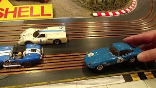 Classic Slot Car RACING 50s and 60s Cars at NORTHLINE RACETRACK  Part 12 [upl. by Eidaj]